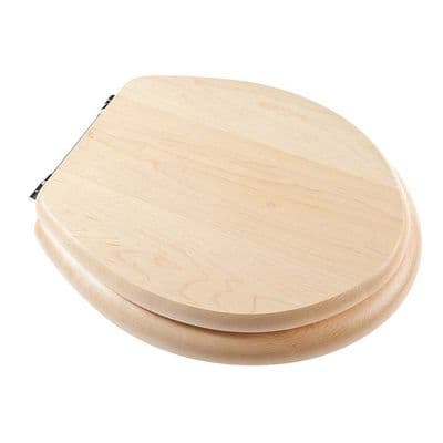 AQUACLOAK Maple Effect Toilet Seat