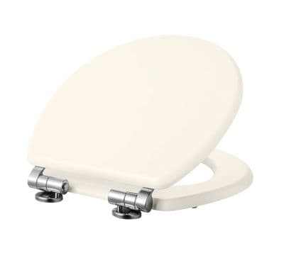AQUACLOAK Matt Cream Toilet Seat