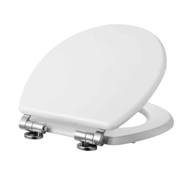 AQUACLOAK Matt White Toilet Seat