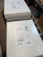 AQUACLOAK White Ash Toilet Seat