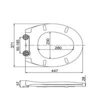 ARLEY PRO Pluto Soft Close Toilet Seat with quick release