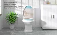 Beach View Soft Close Toilet Seat