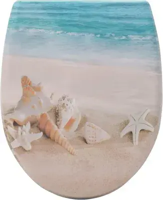 Beach View Soft Close Toilet Seat