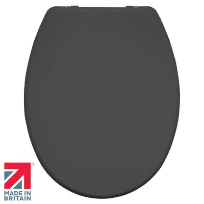 Bemis Buxton Ultra-Fix Toilet Seat Slate Grey