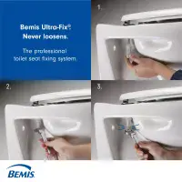 Bemis Buxton Ultra-Fix Toilet Seat White