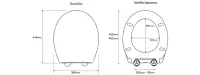 Croydex Constance Flexi Fix Toilet Seat