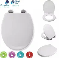 Croydex Constance Flexi Fix Toilet Seat