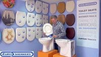 D Shaped Soft Close Rainbow D One ( Blue ) Toilet Seat
