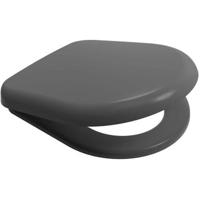 D Shaped Soft Close Rainbow D One ( Grey ) Toilet Seat