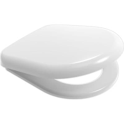 D Shaped Soft Close Rainbow D One ( White ) Toilet Seat