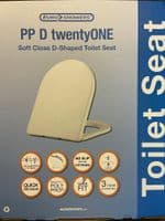 EuroShowers Ceraline Soft Close Toilet Seat with Top & Bottom Fixings