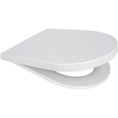 EuroShowers Middle D Style Soft Close Toilet Seat with Top & Bottom Fixings