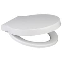 EuroShowers Red Round Soft Close Toilet Seat