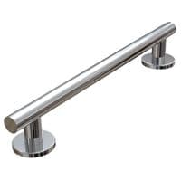 Grab Rail - Straight Contemporary Polished Stainless Steel