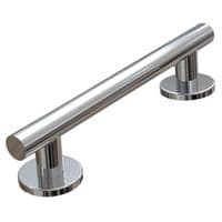 Grab Rail - Straight Contemporary Polished Stainless Steel