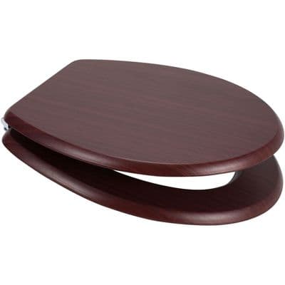 Mahogany MDF Toilet Seat