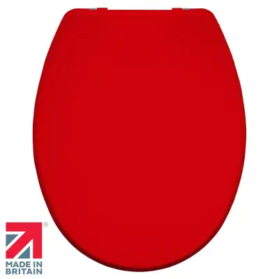 Matt Red Toilet Seats