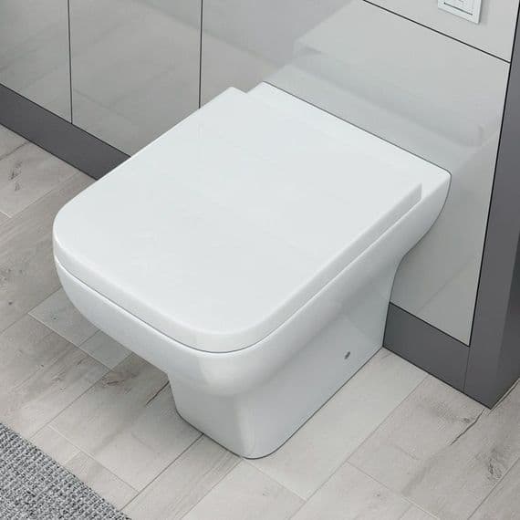 NUIE Bliss Square Soft Close Toilet Seat - NCH196