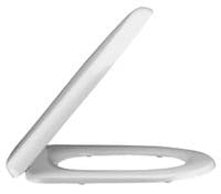 NUIE D Shaped Soft Close Toilet Seat with Top Fixings - NTS002