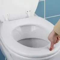 Padded Toilet Seat White - Cushioned Comfort Seat