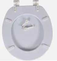 Padded Toilet Seat White - Cushioned Comfort Seat