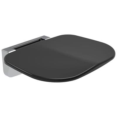 Shower Seat - Wall Mounted - Black