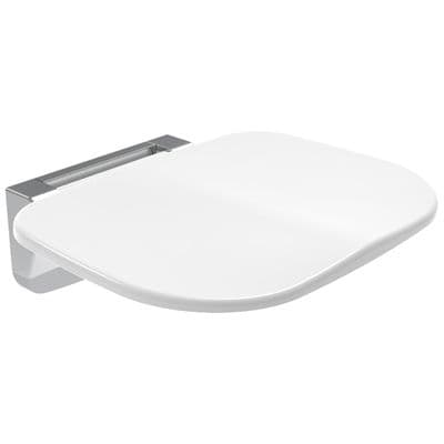 Shower Seat - Wall Mounted - White