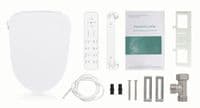 Smart Toilet Seat Electronic Heated Air Drying Bidet Seat with Remote Control