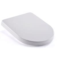 Soft Close Family Childrens training Toilet Seat D Shape  ( White )