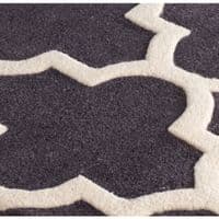 100% Wool Rug Slate grey