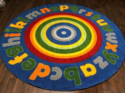 200CMX200CM ABC RAINBOW RUGS/MATS HOME/SCHOOLS EDUCATIONAL NON SILP BEST SELLERS