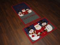 Aprox 4x2 60cmx110cm Novelty Nice Christmas Mats + Doormat 50x80cm set of 2 XXX
