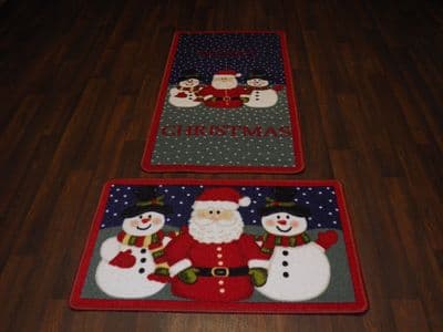 Aprox 4x2 60cmx110cm Novelty Nice Christmas Mats + Doormat 50x80cm set of 2 XXX