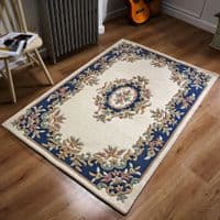 LISTING OF ALL COLOURS AND SIZES 100% WOOL RUG