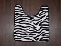 MEMORY FOAM NON SLIP BATHROOM SET OF 2 46X50CM + 50X75CM ZEBRA DESIGN TOP QUALIT