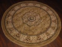 MODERN 140X140CM CIRCLE RUG WOVEN BACK HAND CARVED NEW ROYAL RANGE THICK QUALITY