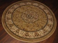 MODERN 140X140CM CIRCLE RUG WOVEN BACK HAND CARVED NEW ROYAL RANGE THICK QUALITY