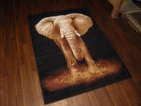 Modern Approx 6x4 120x170cm Woven Elephant Rugs Sale Top Quality Beiges New