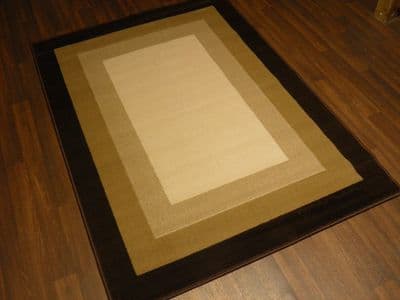 Modern Approx 6x4ft 120x170cm Woven Rugs Sale Top Quality Brown/Beiges panel New