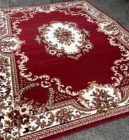 MODERN DESIGN BIG SIZE 240CM X 330CM RED TOP QUALITY APROXX 11FT X 8FT. (1)