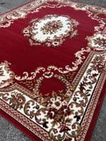 MODERN DESIGN BIG SIZE 240CM X 330CM RED TOP QUALITY APROXX 11FT X 8FT. (1)