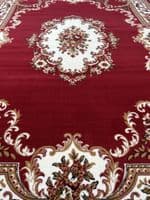 MODERN DESIGN BIG SIZE 240CM X 330CM RED TOP QUALITY APROXX 11FT X 8FT. (1)