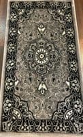 Modern/traditional Aprox 4x2 60cm x110cm New Rugs Woven Hand Carved Nice Grey