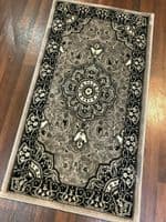 Modern/traditional Aprox 4x2 60cm x110cm New Rugs Woven Hand Carved Nice Grey