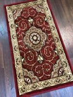 Modern/traditional Aprox 4x2 60cm x110cm New Rugs Woven Hand Carved Nice Red