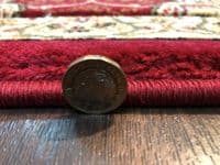 Modern/traditional Aprox 4x2 60cm x110cm New Rugs Woven Hand Carved Nice Red