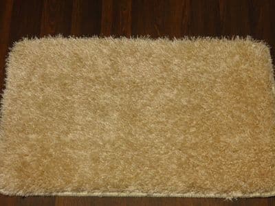 NEW ROMANY TRAVELERS WASHABLES DOORMATS 70X45CM NON SLIP SHAGGY SPARKLE CREAMS