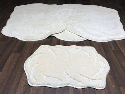 NEW STYLE WASHABLES GREAT QUALITY 75X125CM CORK CREAM