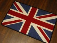 NO SLIP UNION JACK DOORMAT 50CMX80CM BEST QUALITY RETRO NON SLIP WASH R/W/B