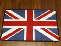 NO SLIP UNION JACK DOORMAT 50CMX80CM BEST QUALITY RETRO NON SLIP WASH R/W/B